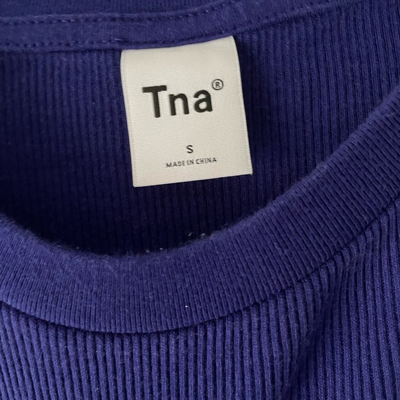 ^TNA ribbed long sleeve tee^ - Picture 3 of 3